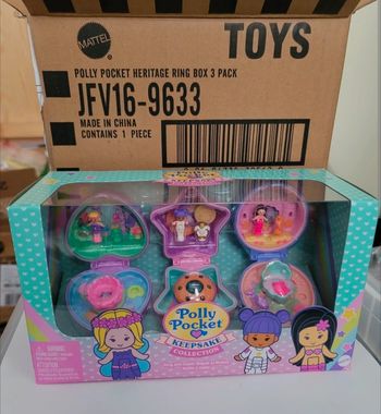 Polly pocket keepsake bagues et coffrets