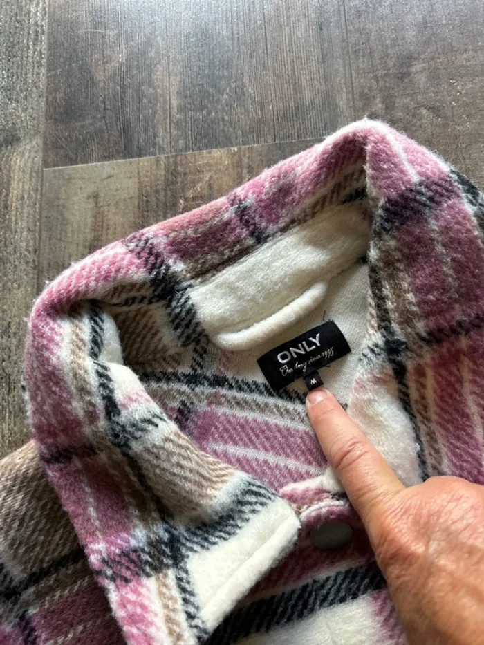 Veste chemise chaude carreaux - photo numéro 4