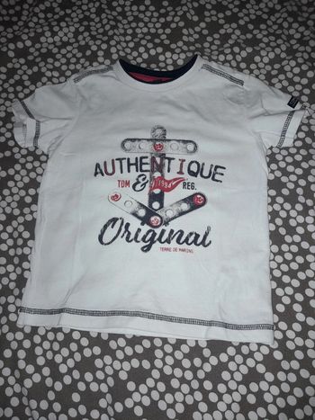 tee shirt 3 ans Terre de Marins comme neuf