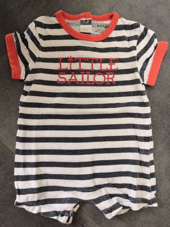 Combishort garçon 3 mois