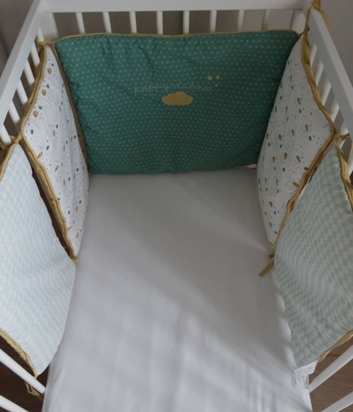 Lit évolutif enfant blanc et lin - photo numéro 8