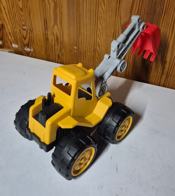 Troctopelle tracteur excavateur engin travaux - photo numéro 3