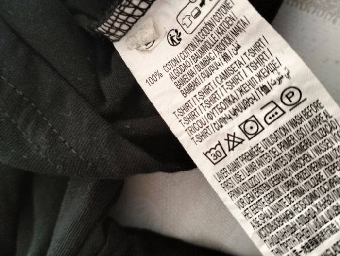 T-shirt noir manches longues kiabi (5 ans) 108-113 cm 100% coton - photo numéro 2