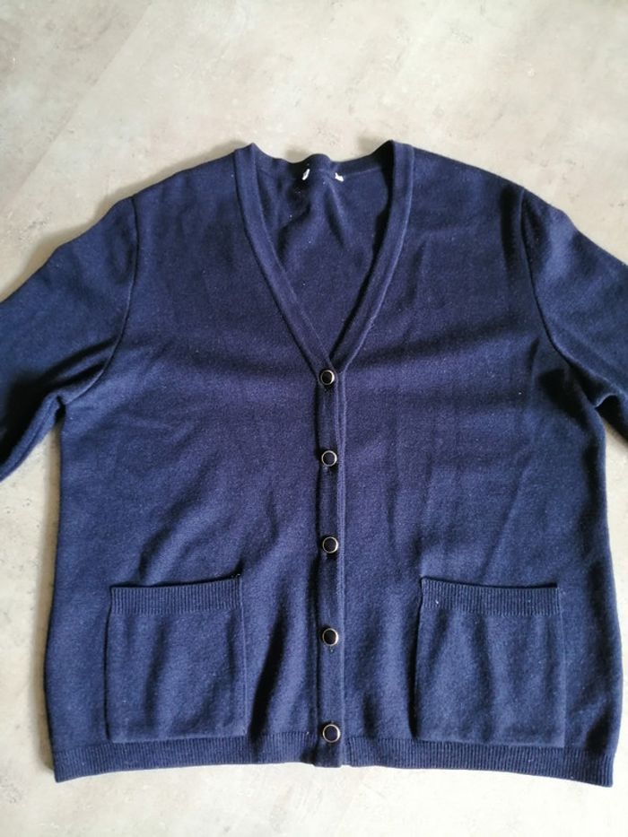 gilet marine taille 38-40 belle qualité - photo numéro 2