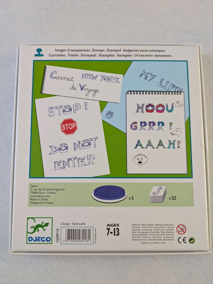 Images à tamponner alphabêtes Djeco - photo numéro 4