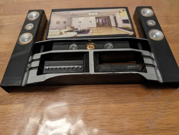 Meuble TV hifi pour poupée 30 cm - photo numéro 4