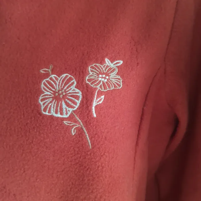 Gilet femme brique polaire taille L - photo numéro 3