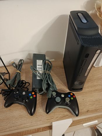 Xbox 360 câbles 2 manettes 