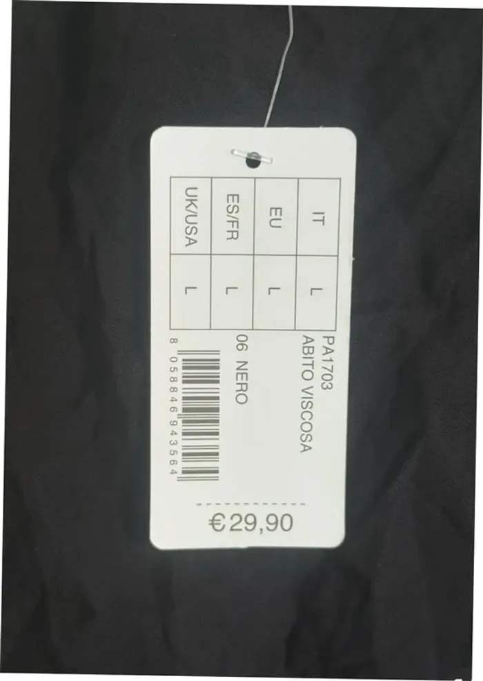 Robe portefeuille noire - Taille L - Neuve - photo numéro 5