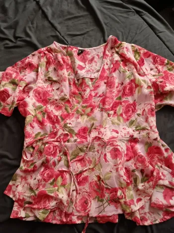 Blouse cache cœur