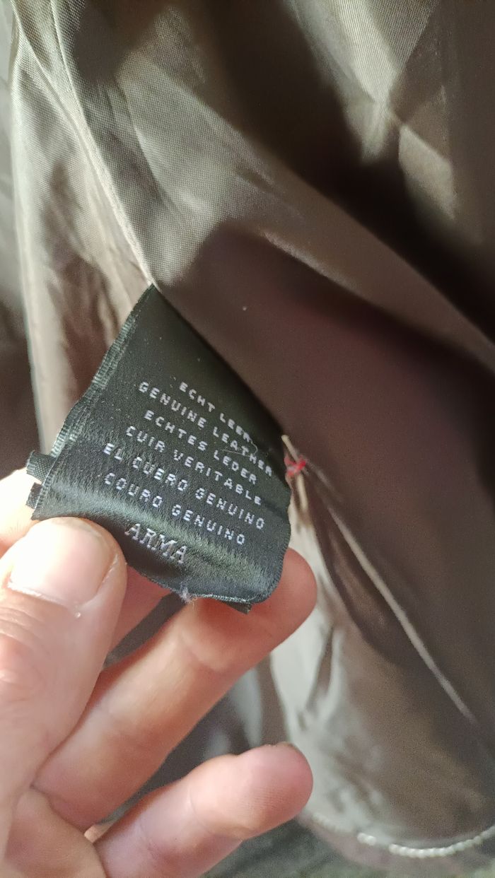 Veste en cuir véritable Homme 44 Arma - photo numéro 6