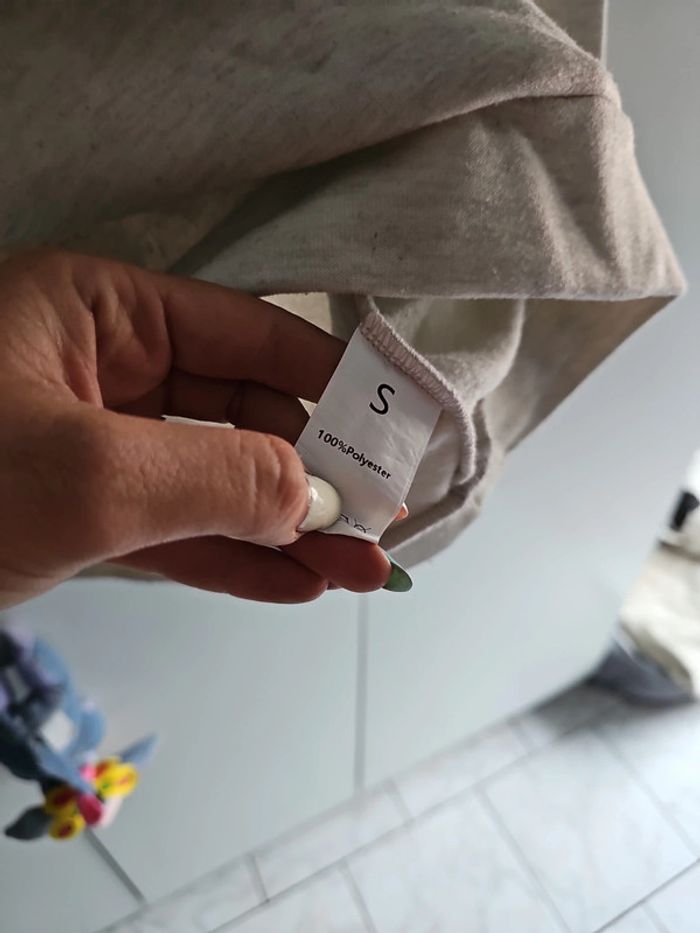 Pull gris, cerise - photo numéro 3