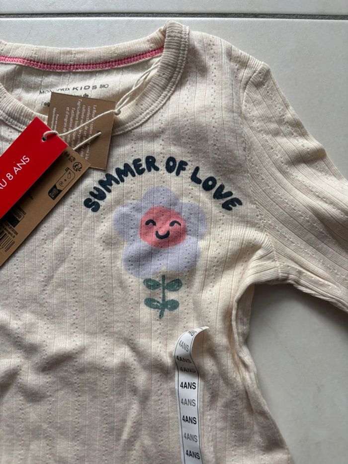 Tee shirt monoprix beige