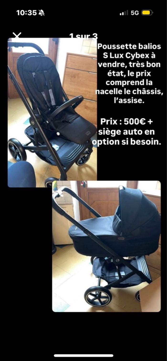 Poussette Cybex balios - photo numéro 3