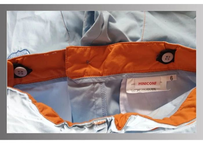 pantalon bleu ciel garçon 6 ans Sarabanda - photo numéro 4