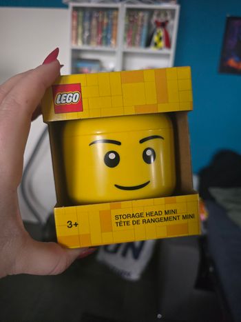 Tête de rangement Lego