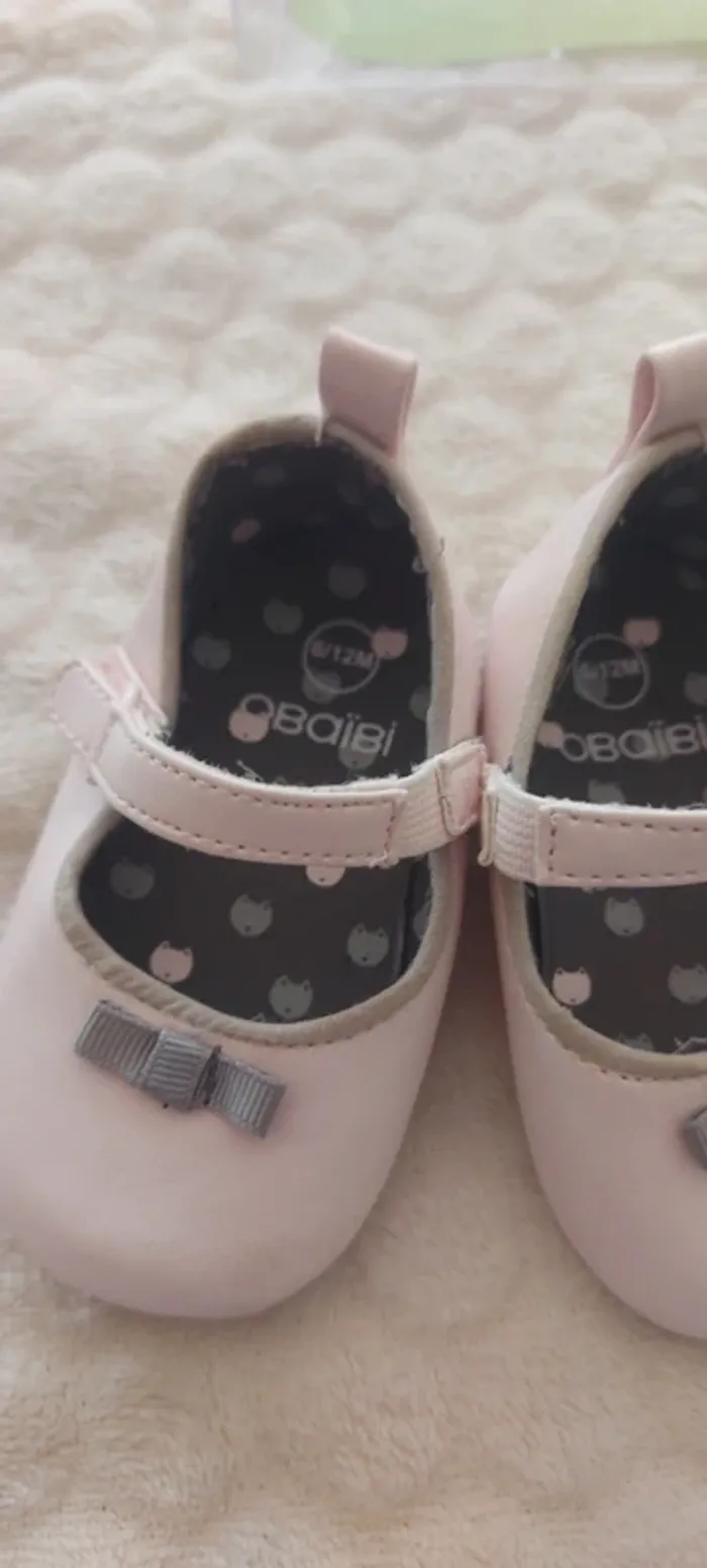 Chaussure bébé fille 6/12 mois - photo numéro 3