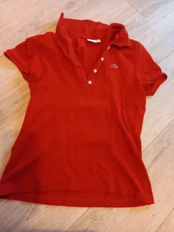 Polo lacoste rouge
