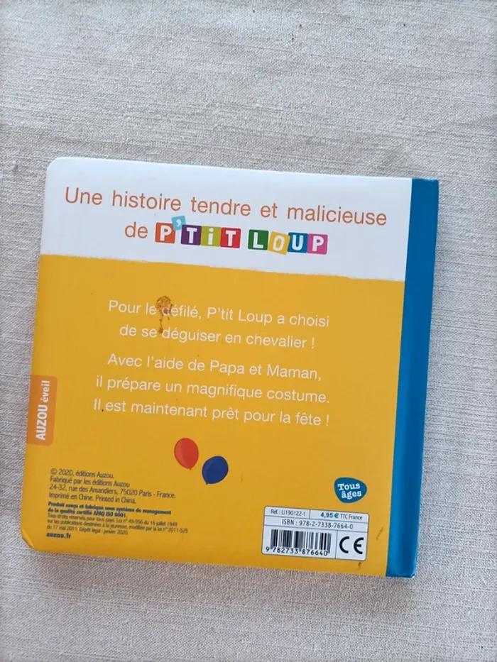 Livre P'tit Loup se déguise - photo numéro 2
