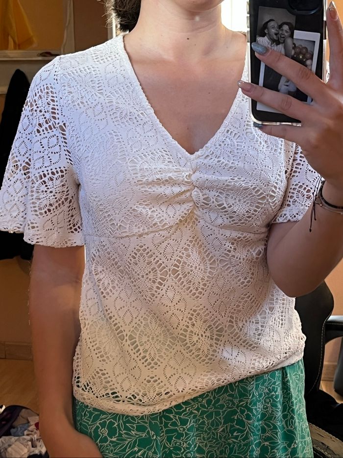 T-shirt crème