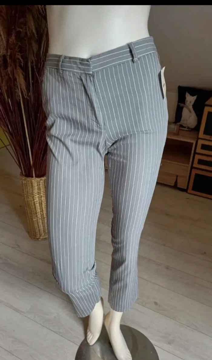 Pz’talon rayé neuf taille 36 - photo numéro 2