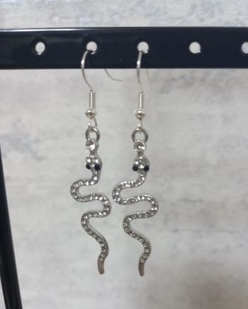 Boucle d'oreille serpent