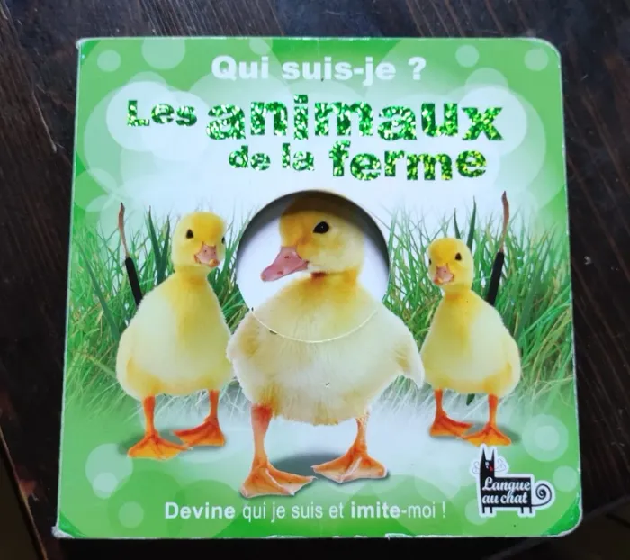 Livre "Qui suis je ? Les animaux de la ferme"
