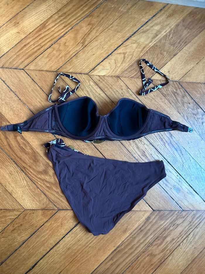 Neuf magnifique maillot de bain 2 pièces Darjeeling taille 38/90C - photo numéro 9