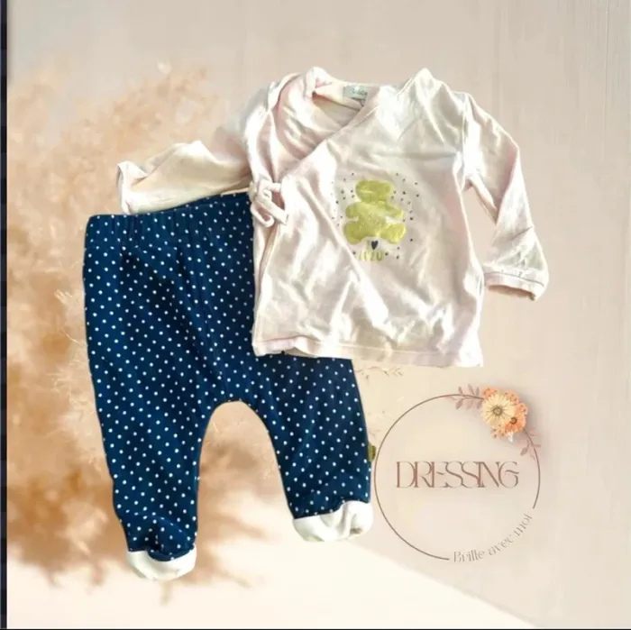 Ensemble fille lulu castagnette 6 mois