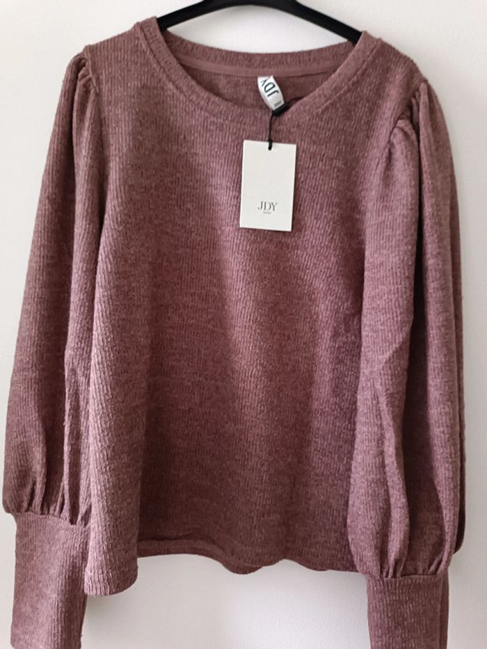 Pull manches longues - rose - JDY - taille M - neuf - photo numéro 2