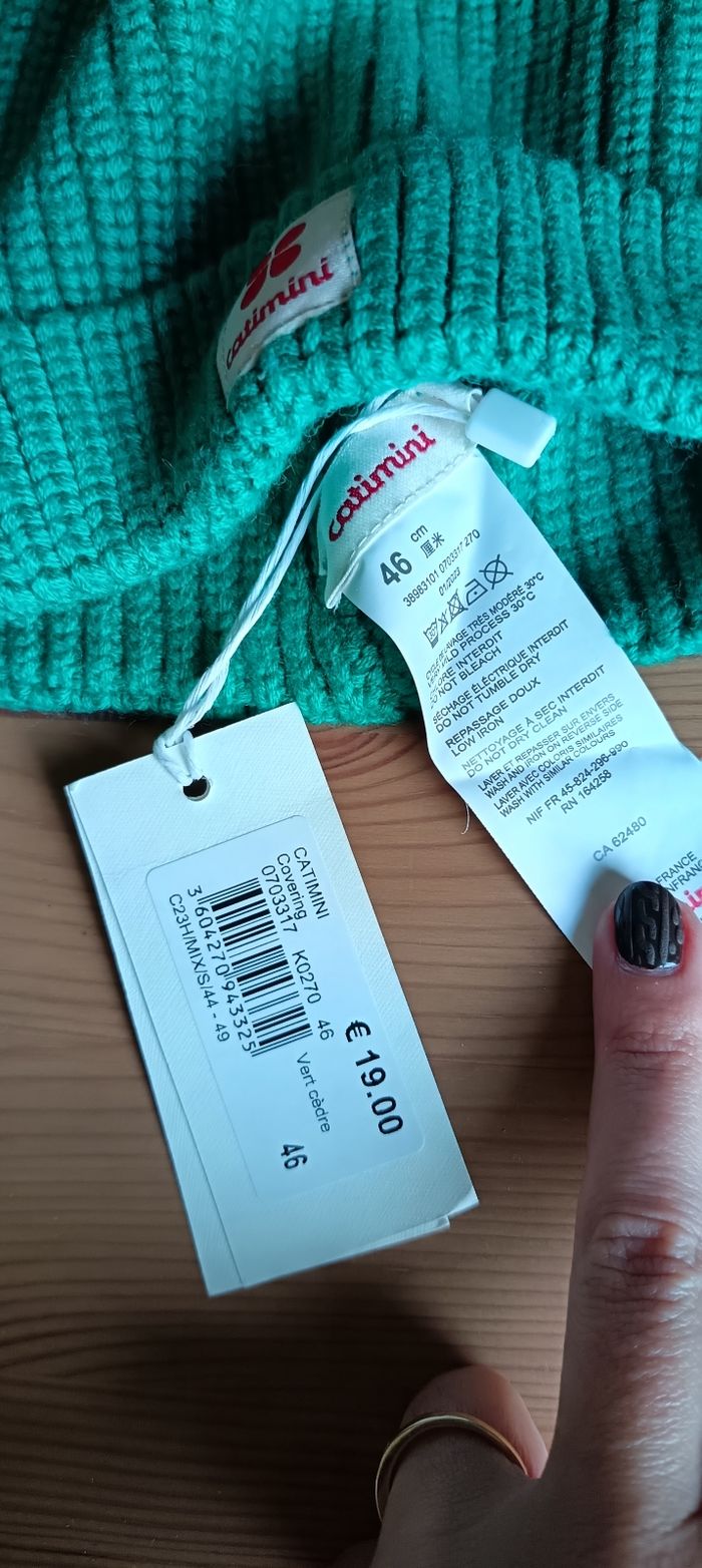 Bonnet vert de la marque Catimini - photo numéro 3