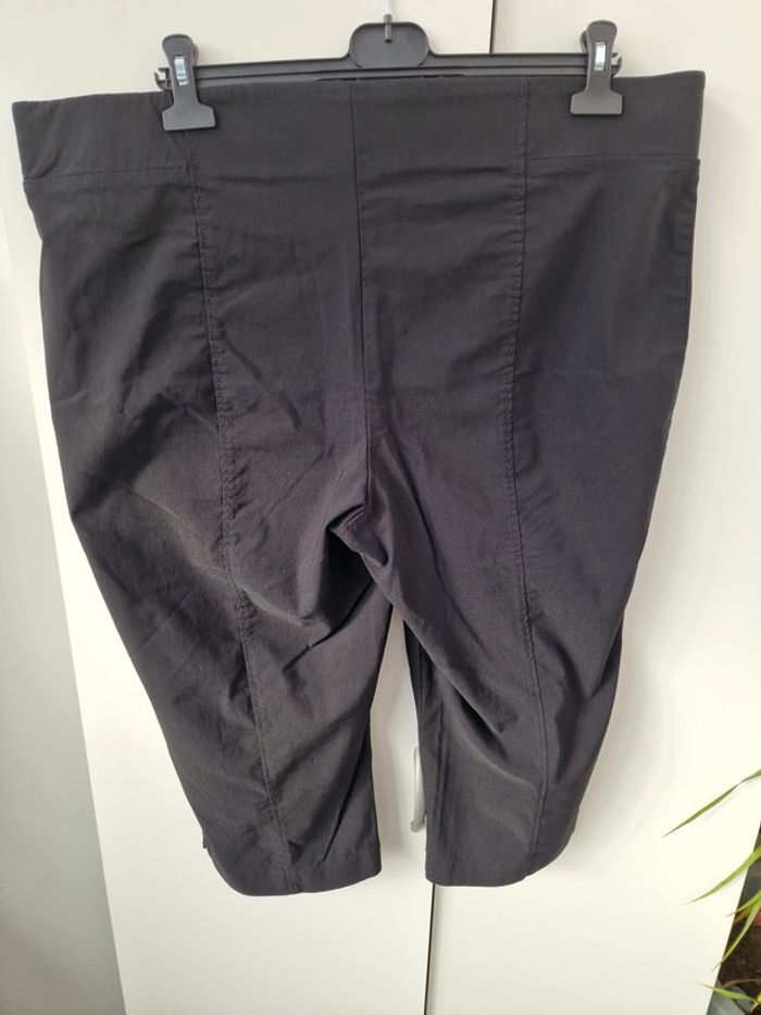 Pantalon 3/4 Stretch Noir - photo numéro 3
