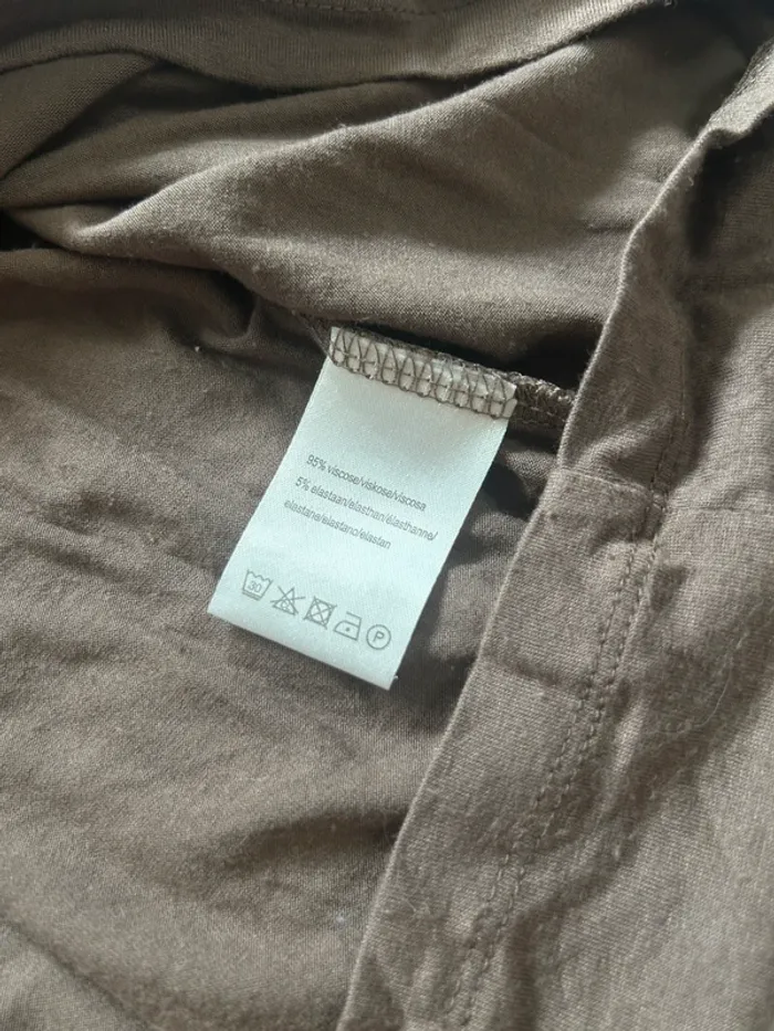 Débardeur vintage à strass gris taille L - photo numéro 4