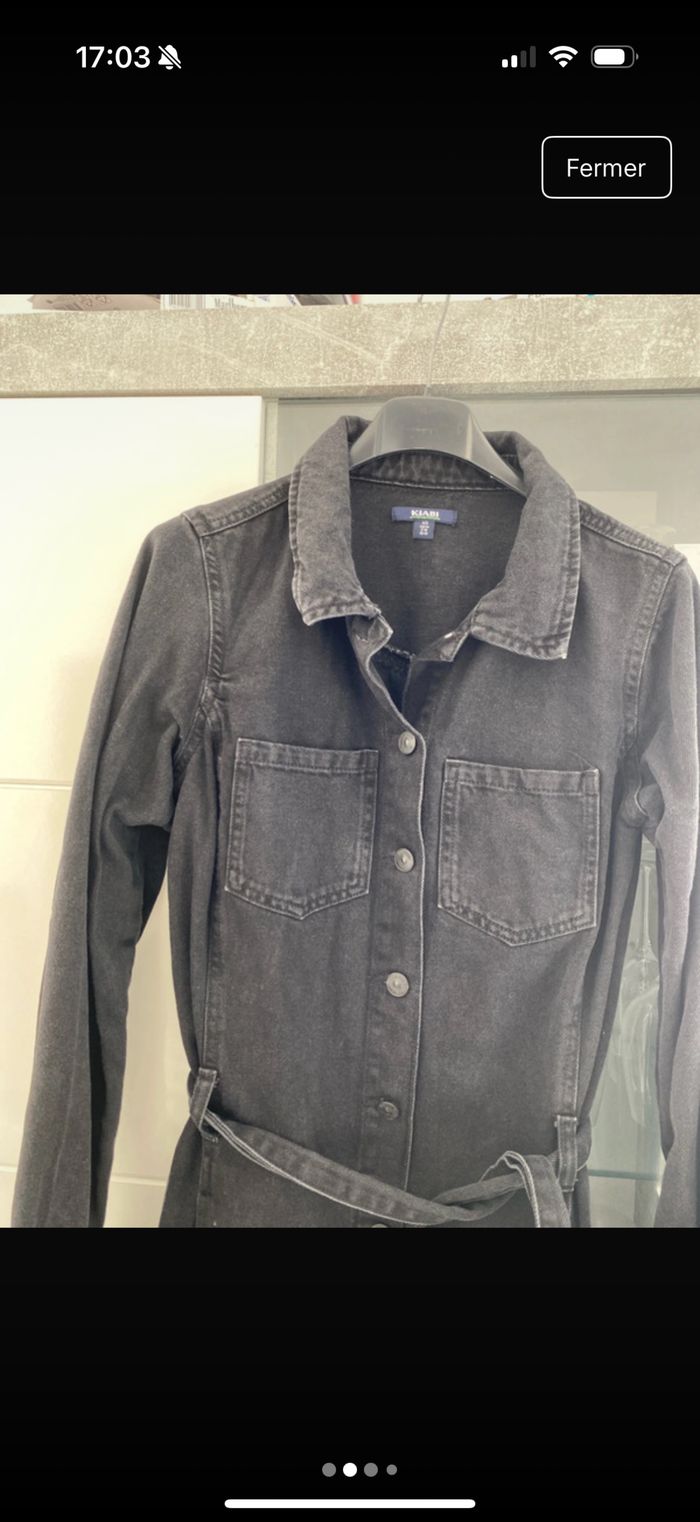 Robe en jean femme kiabi - photo numéro 2