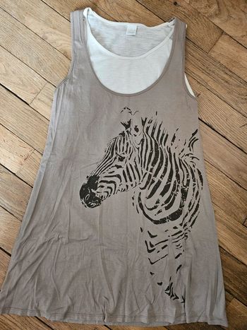 Robe savane zèbre m/l