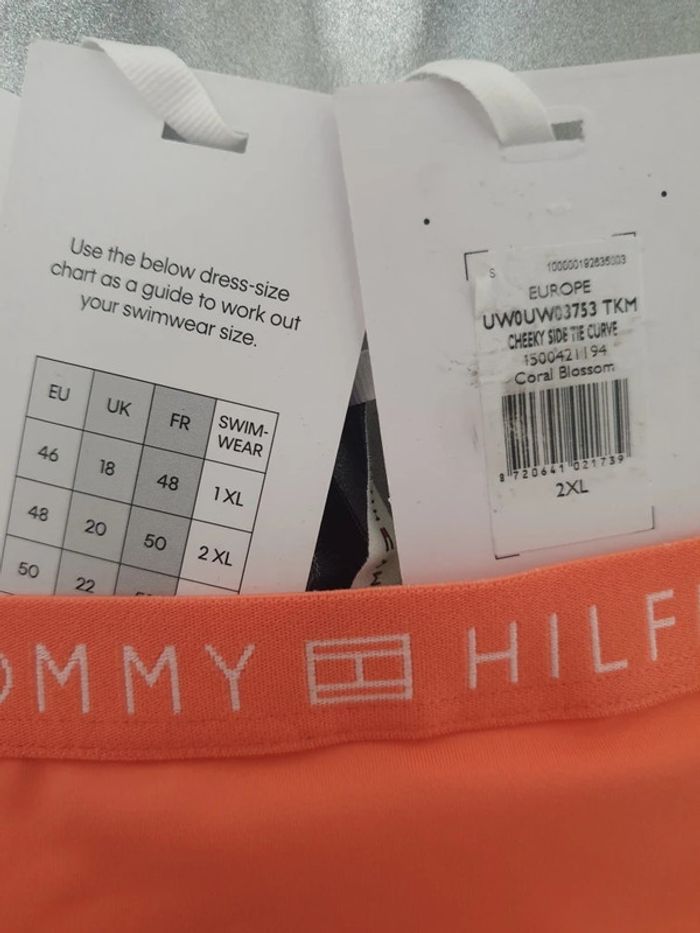 Culotte de bain Tommy Hilfiger Corail 2XL - photo numéro 4