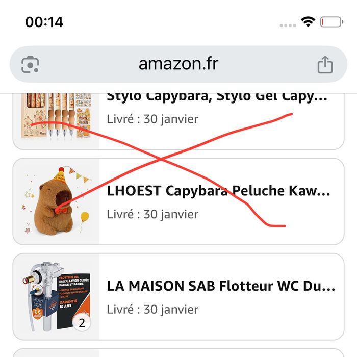 2 Flotteurs pour chasse d’eau neufs