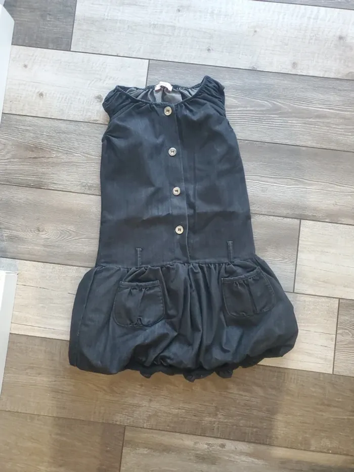 Robe en jean noir - Gémo - 10 ans