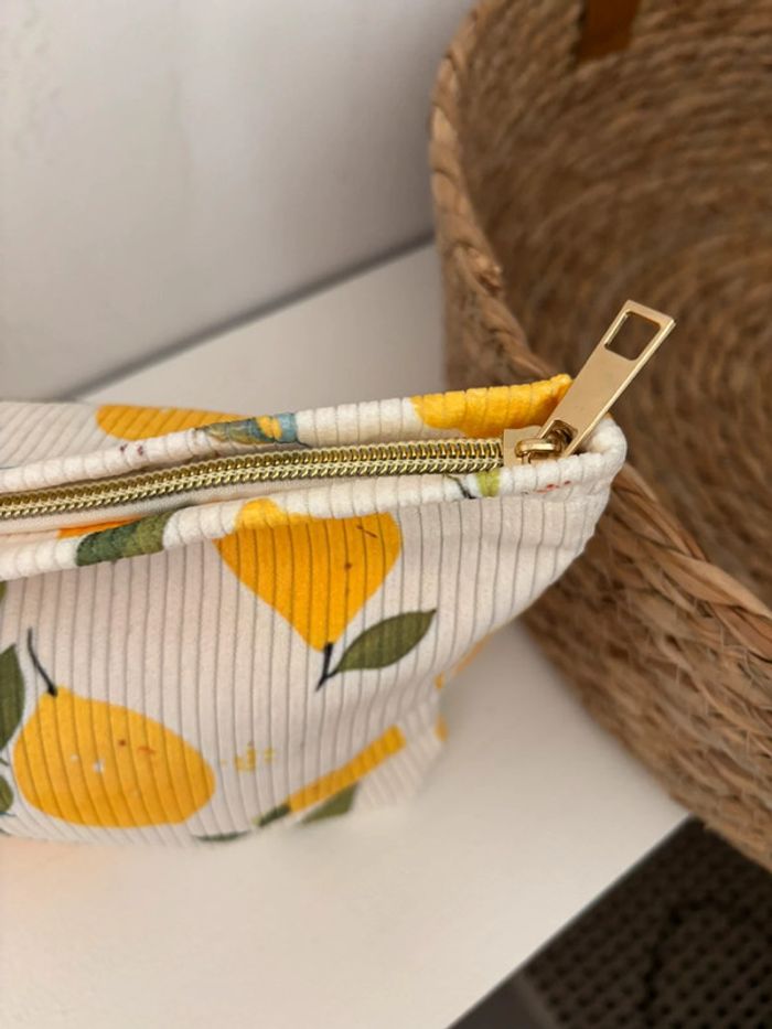 Pochette trousse citrons - photo numéro 2