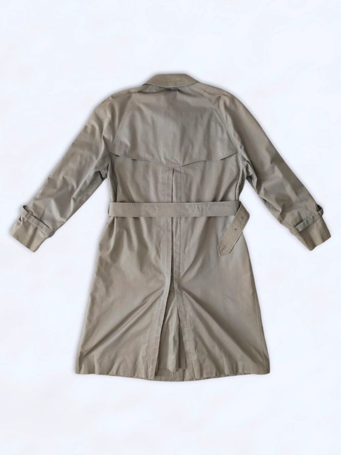 Manteau long trench kaki vintage / Burberry - 42/XL à 44/XXL - photo numéro 12