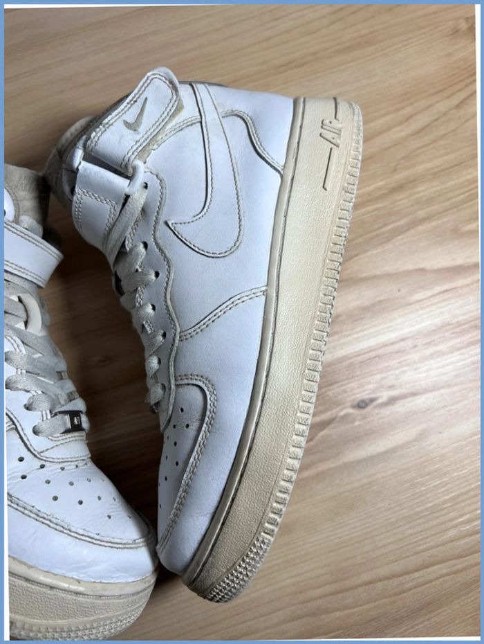 Nike Air Force 1 Mid Blanche – Pointure 38.5 Femme - photo numéro 5