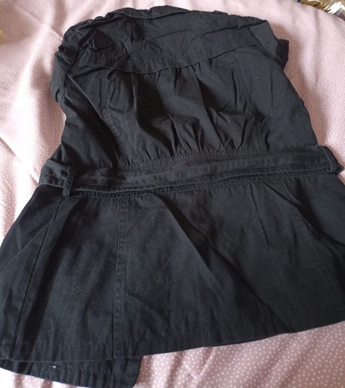 Jolie Veste Noire ceinturée "Generation New Look" - T.14/15 ans (164-170cm) - photo numéro 4