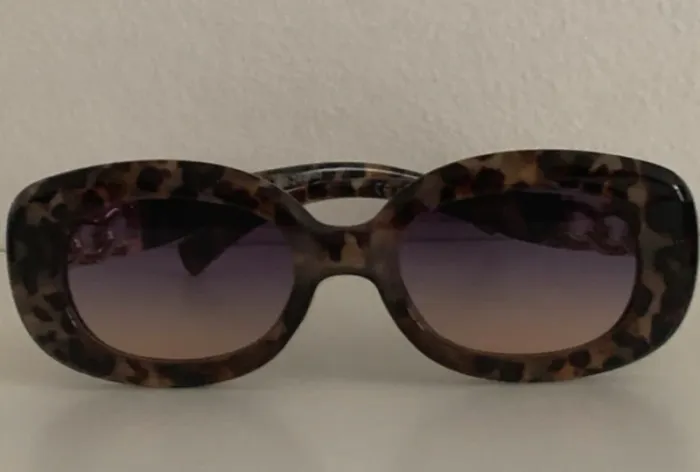 Lunettes imprimé avec deco doré de Soleil vintage - photo numéro 3
