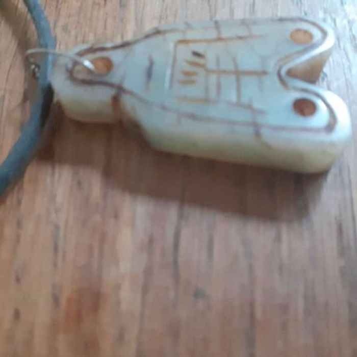 Collier avec pendentif style pierre - photo numéro 3