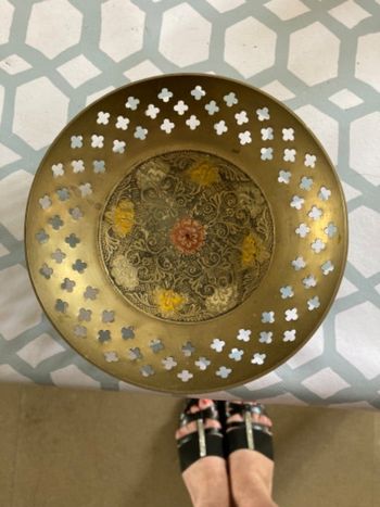 Joli petit plat cuivré