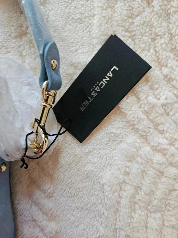 Sac à mains Lancaster bleu avec bandoulière - photo numéro 3