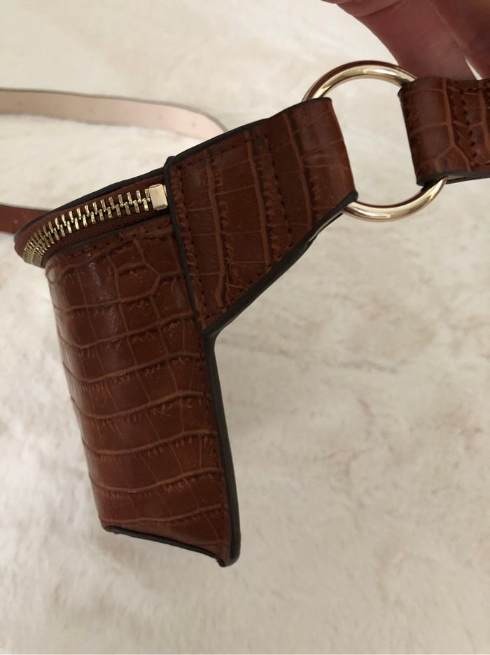 Petit sac banane ceinture marron - photo numéro 3