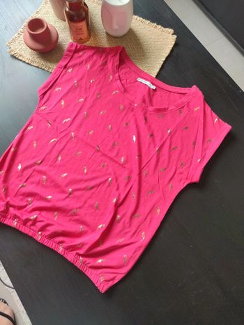 Tee shirt rose fushia