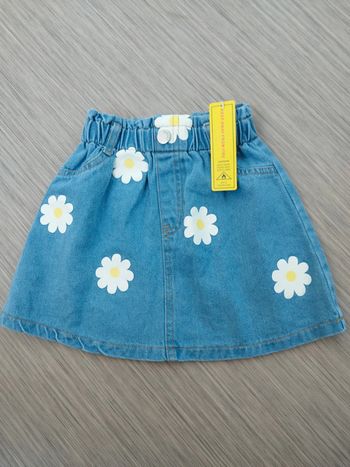 Jupe en jean fille taille 24 mois neuve