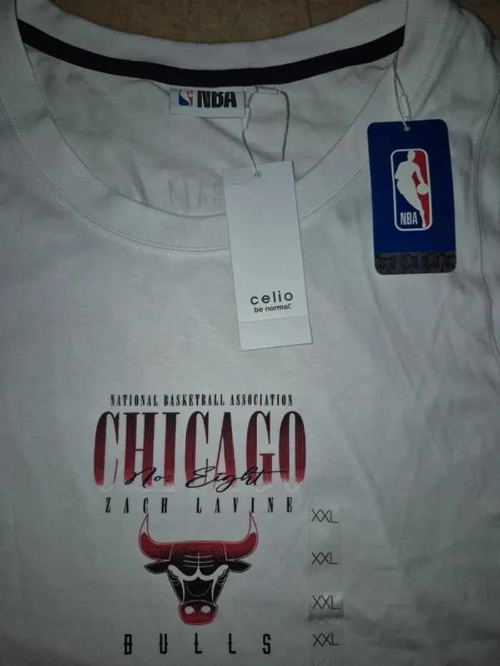 Débardeur NBA Chicago Bulls Celio Homme en XXL - photo numéro 2